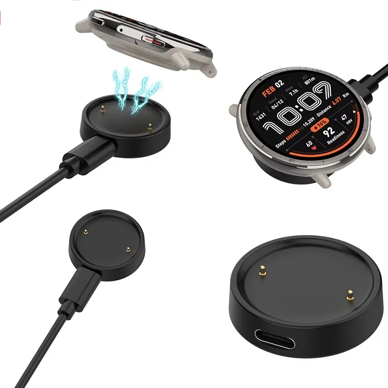USB Watch Charging Cord For Amazfit Bip 6 Charging Cradle Dock Magnetic Charge Cord For Amazfit Active 2 Accessory Charging Dock
USB Watch Charging Cord For Amazfit Bip 6 Charging Cradle Dock Magnetic Charge Cord For Amazfit Active 2 Accessory Charging Dock