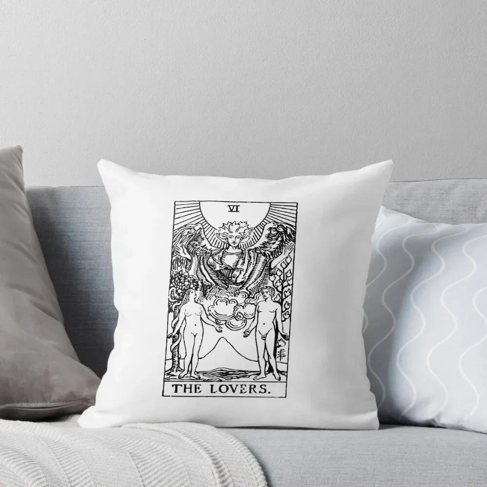 Tarot Card : The Lovers black & white Throw Pillow Cushion Cover Set Sofa Cushions Pillow
Tarot Card : The Lovers black & white Throw Pillow Cushion Cover Set Sofa Cushions Pillow