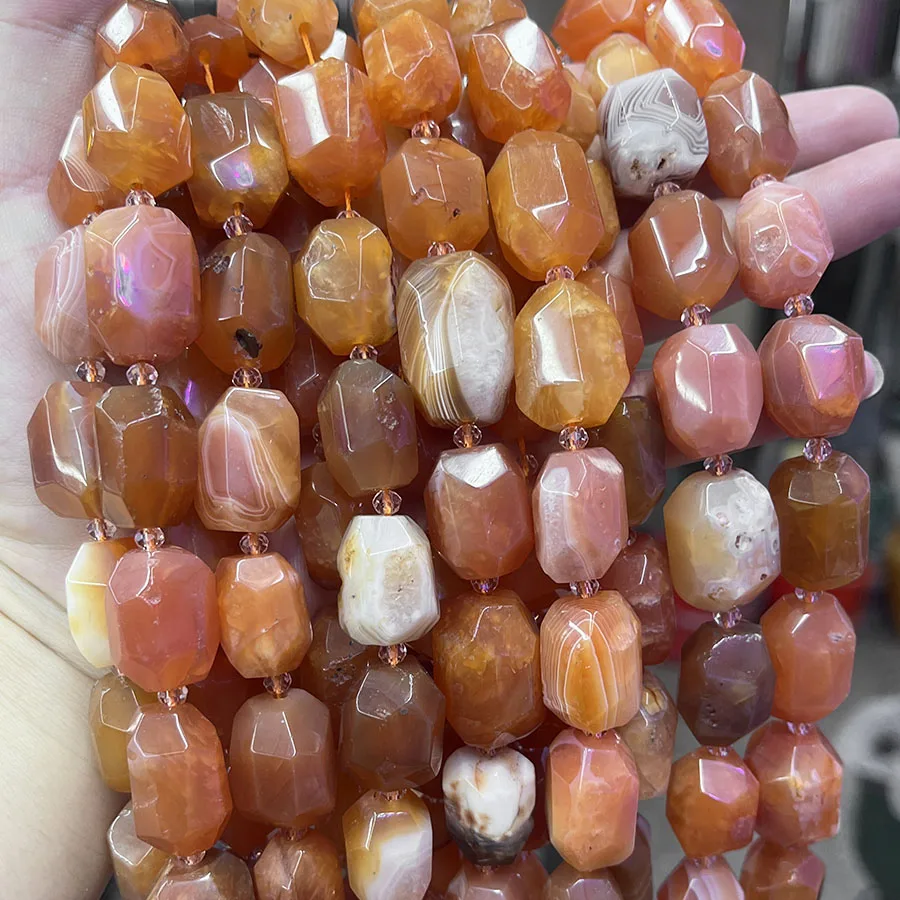 Natural Red Persian Gulf Agate Conformal Irregular Faceted Loose For Jewelry Making DIY Necklace Bracelet 15''13-18mm
Natural Red Persian Gulf Agate Conformal Irregular Faceted Loose For Jewelry Making DIY Necklace Bracelet 15''13-18mm