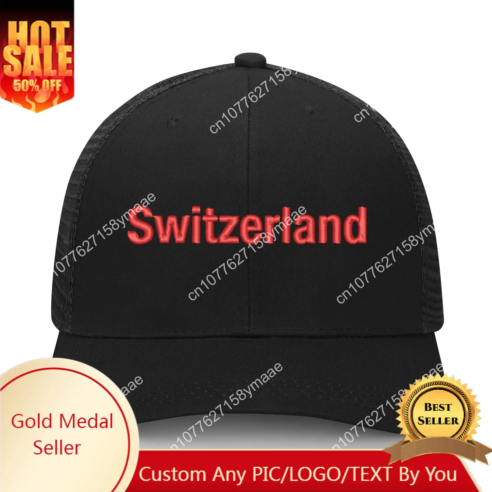 Switzerland Embroidery Hat Mens Womens Sports Baseball Hat Breathable Mesh Summer Sun Visor Headwear Custom Made DIY Caps Logo
Switzerland Embroidery Hat Mens Womens Sports Baseball Hat Breathable Mesh Summer Sun Visor Headwear Custom Made DIY Caps Logo