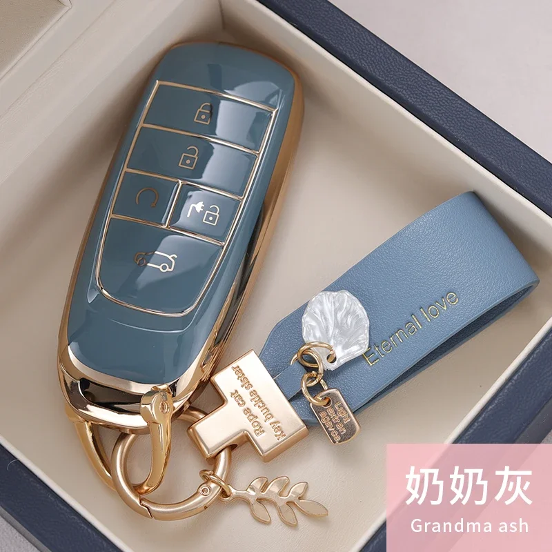 TPU Car Remote Key Case Cover Protect Shell For Gac New Energy Trumpchi Aion S V Y LX Car-Styling Holder Keychain Accessories
TPU Car Remote Key Case Cover Protect Shell For Gac New Energy Trumpchi Aion S V Y LX Car-Styling Holder Keychain Accessories
