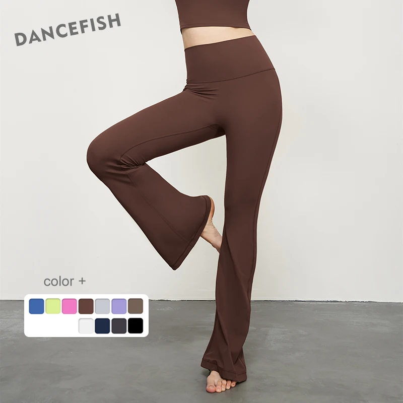 DANCEFISH Women's Spring and Summer High Waist Hip Lifting Fitness Trousers Tight Flared Comfortable Pilates Pants Yoga Leggings
DANCEFISH Women's Spring and Summer High Waist Hip Lifting Fitness Trousers Tight Flared Comfortable Pilates Pants Yoga Leggings