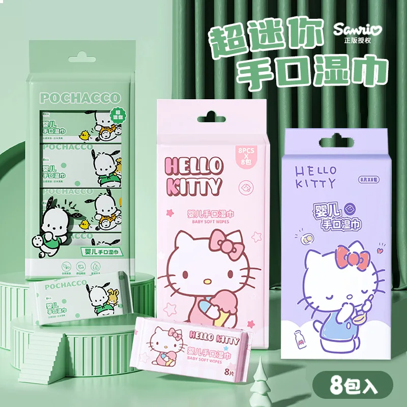 Sanrio влажные салфетки Hello Kitty Cinnamoroll Мультяшные мини-детские влажные салфетки для рук и рта бытовые влажные салфетки Гигиенические безопасные для кожи
Sanrio влажные салфетки Hello Kitty Cinnamoroll Мультяшные мини-детские влажные салфетки для рук и рта бытовые влажные салфетки Гигиенические безопасные для кожи