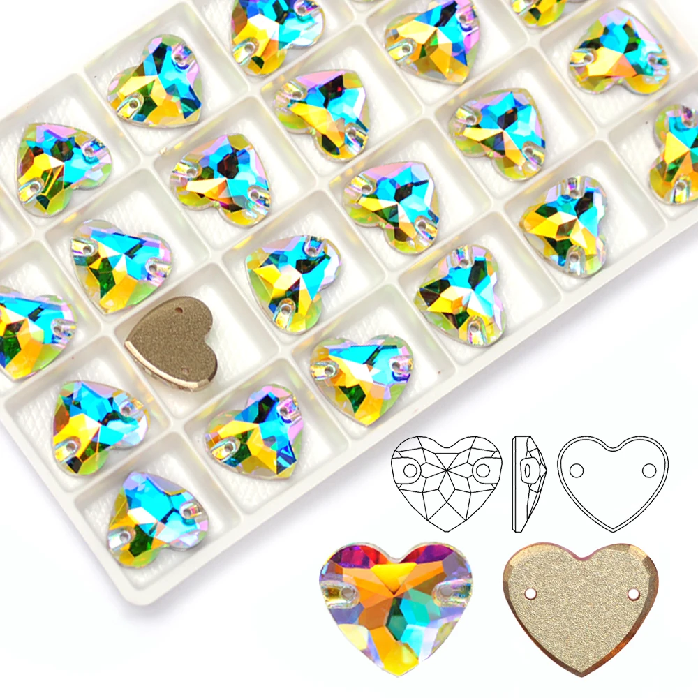 Сердце Пришить горный хрусталь K9 Стеклянный кристалл 3259 Сердце Стразы Кристалл AB Пришивные камни и кристаллы для украшения платья
Сердце Пришить горный хрусталь K9 Стеклянный кристалл 3259 Сердце Стразы Кристалл AB Пришивные камни и кристаллы для украшения платья