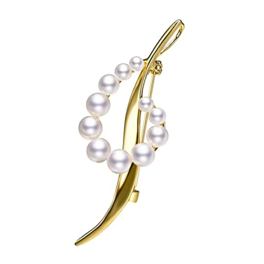 Golden Musical Note Melody Of Life Freshwater Pearl Brooch
Golden Musical Note Melody Of Life Freshwater Pearl Brooch