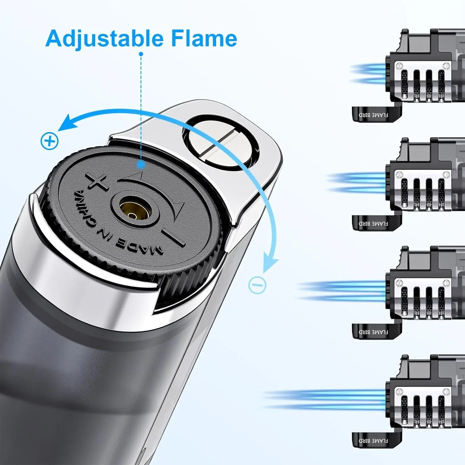 Metal Triple Jet Torch Lighter Cigar Butane Refillable 2PCS Windproof Adjustable Flame Lighter Men Cigarette Accessories Gifts
Metal Triple Jet Torch Lighter Cigar Butane Refillable 2PCS Windproof Adjustable Flame Lighter Men Cigarette Accessories Gifts