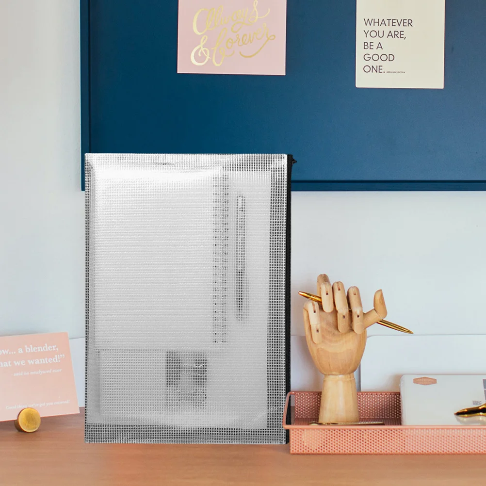 15Pcs PVC Mesh Zipper Pouch Clear File Organizer for Students Office Supplies and Documents Mesh Zipper Pouch
15Pcs PVC Mesh Zipper Pouch Clear File Organizer for Students Office Supplies and Documents Mesh Zipper Pouch