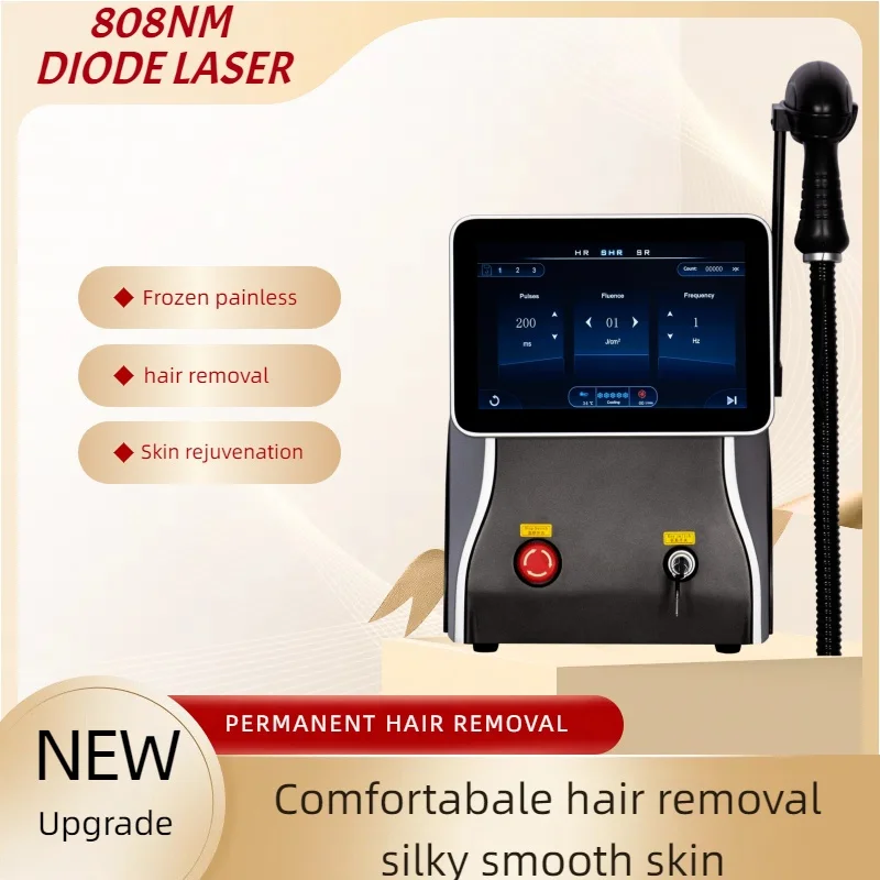 New Portable 808nm Diode Laser Hair Removal Machine Ice Titanium Laser Freezing Point Cooling Head Permanent Painless
New Portable 808nm Diode Laser Hair Removal Machine Ice Titanium Laser Freezing Point Cooling Head Permanent Painless