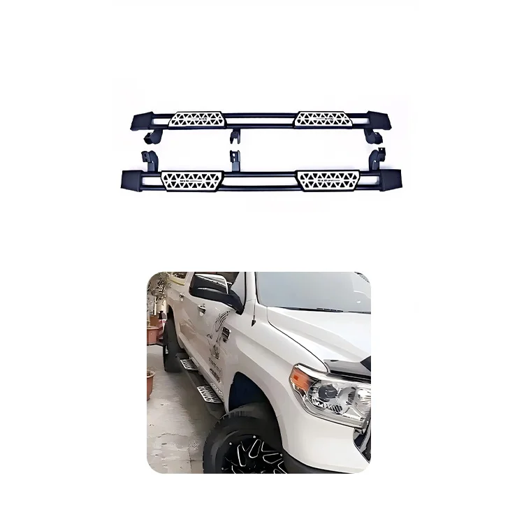 New Hot Sale Pickup 4 Door Black Auto Parts Steel Side Step Nerf Bars Running Board for Toyota Tundra 2022-2024
New Hot Sale Pickup 4 Door Black Auto Parts Steel Side Step Nerf Bars Running Board for Toyota Tundra 2022-2024
