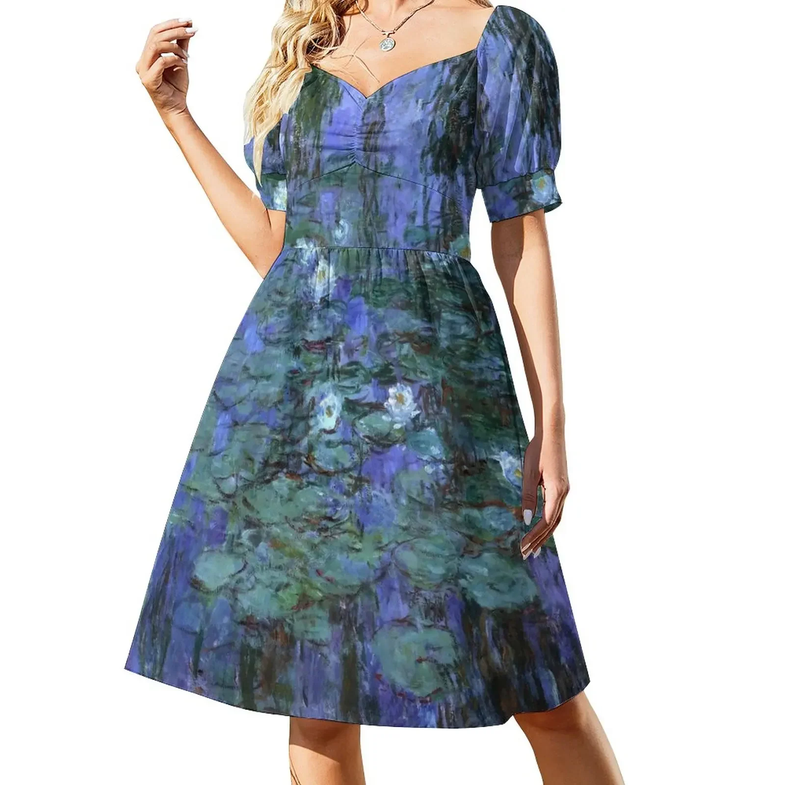 Blue Water Lilies, Claude Monet Short-Sleeved Dress summer dresses ladies 2025 Dresses gala dresses for womens
Blue Water Lilies, Claude Monet Short-Sleeved Dress summer dresses ladies 2025 Dresses gala dresses for womens