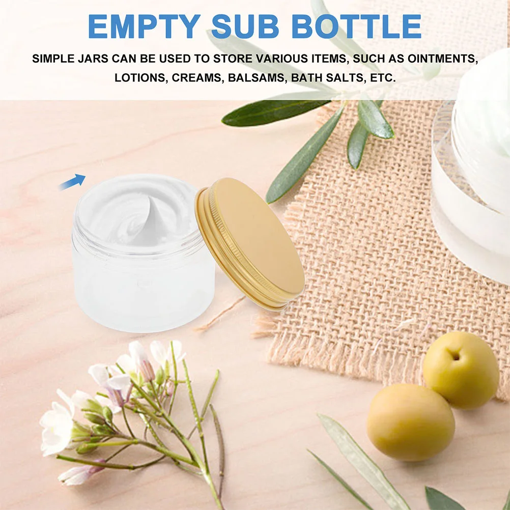 12set 12 Sets Empty Cream Bottles Travel Size PET Plastic Leak Proof Multipurpose Sub Container Packaging Storage Jar Cosmetics
12set 12 Sets Empty Cream Bottles Travel Size PET Plastic Leak Proof Multipurpose Sub Container Packaging Storage Jar Cosmetics
