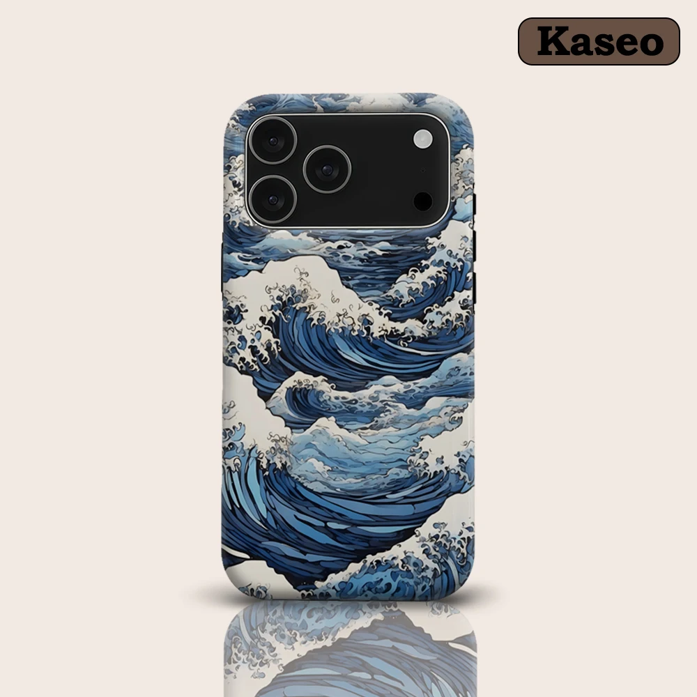 KASEO Matte Bumper for Magsafe Case for IPhone 17 16 15 14 Plus 13 Pro Max Shockproof Hard PC Great Wave Revival Cover
KASEO Matte Bumper for Magsafe Case for IPhone 17 16 15 14 Plus 13 Pro Max Shockproof Hard PC Great Wave Revival Cover