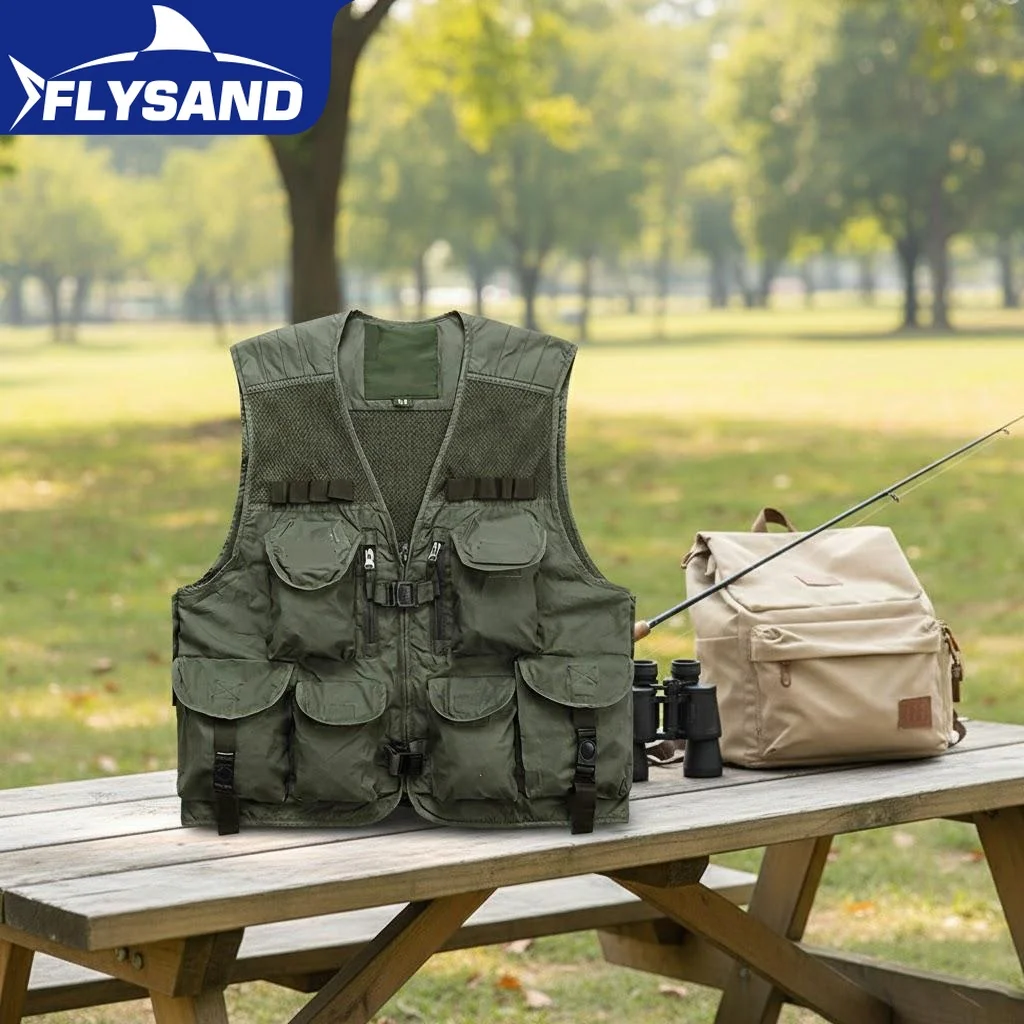 Men's Fishing Vest with 10 Pockets Breathable Mesh Outdoor Fishing and Hunting Gear Lightweight Comfortable Fishing Apparel
Men's Fishing Vest with 10 Pockets Breathable Mesh Outdoor Fishing and Hunting Gear Lightweight Comfortable Fishing Apparel