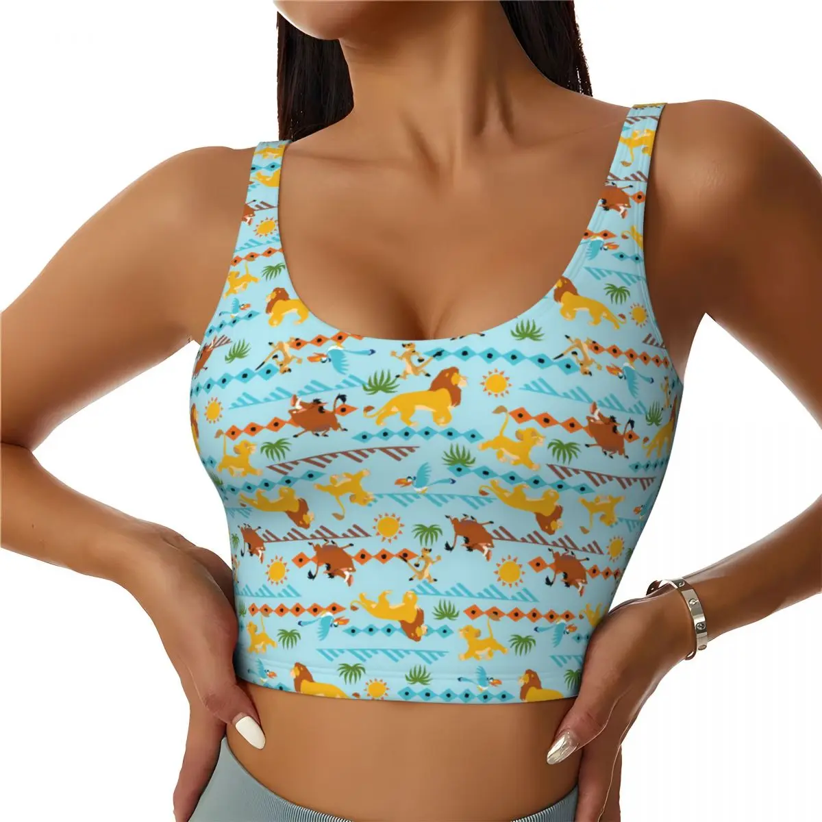 Custom High Impact Lion King Hakuna Matata Movie Sports Bra Women's Gym Workout Yoga Crop Top
Custom High Impact Lion King Hakuna Matata Movie Sports Bra Women's Gym Workout Yoga Crop Top
