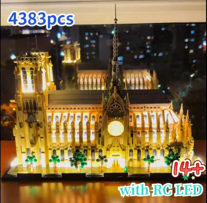 HOT New 4383pcs landmark Notre Dame Paris 21061 Building Blocks Architecture Puzzle Model For Holiday Birthday Gifts
HOT New 4383pcs landmark Notre Dame Paris 21061 Building Blocks Architecture Puzzle Model For Holiday Birthday Gifts