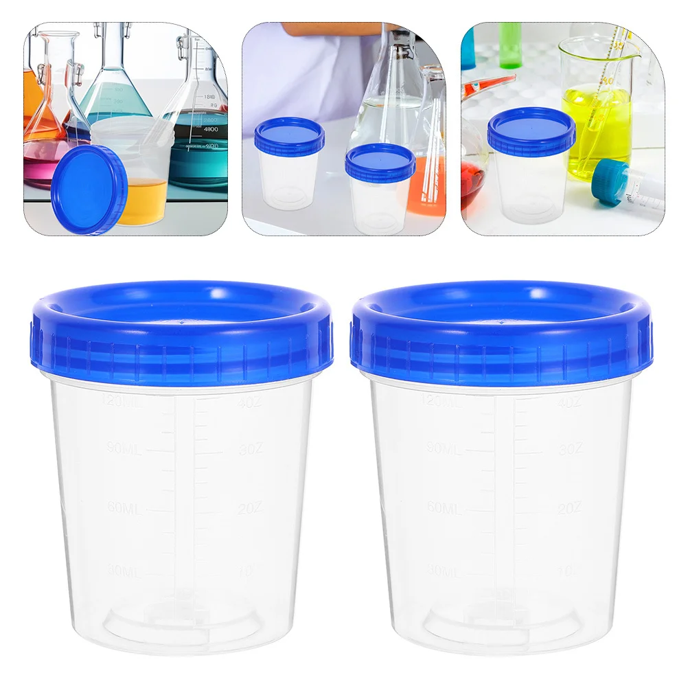 20pcs Measuring Cups 120Ml Graduated Specimen Containers Leak-Proof For Laboratory Testing Clear Scale Markings Sealed Sampling
20pcs Measuring Cups 120Ml Graduated Specimen Containers Leak-Proof For Laboratory Testing Clear Scale Markings Sealed Sampling