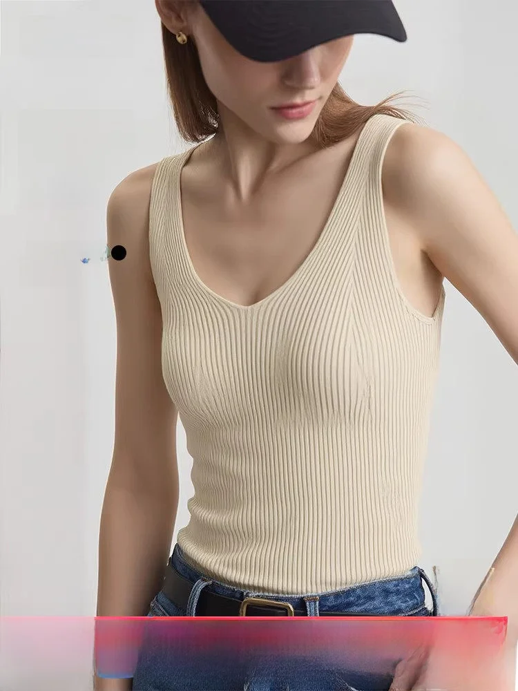 Женский приталенный жилет из шелковистой ткани V-Ne, универсальная летняя новинка для повседневной носки и офиса, цветной вариант
Женский приталенный жилет из шелковистой ткани V-Ne, универсальная летняя новинка для повседневной носки и офиса, цветной вариант