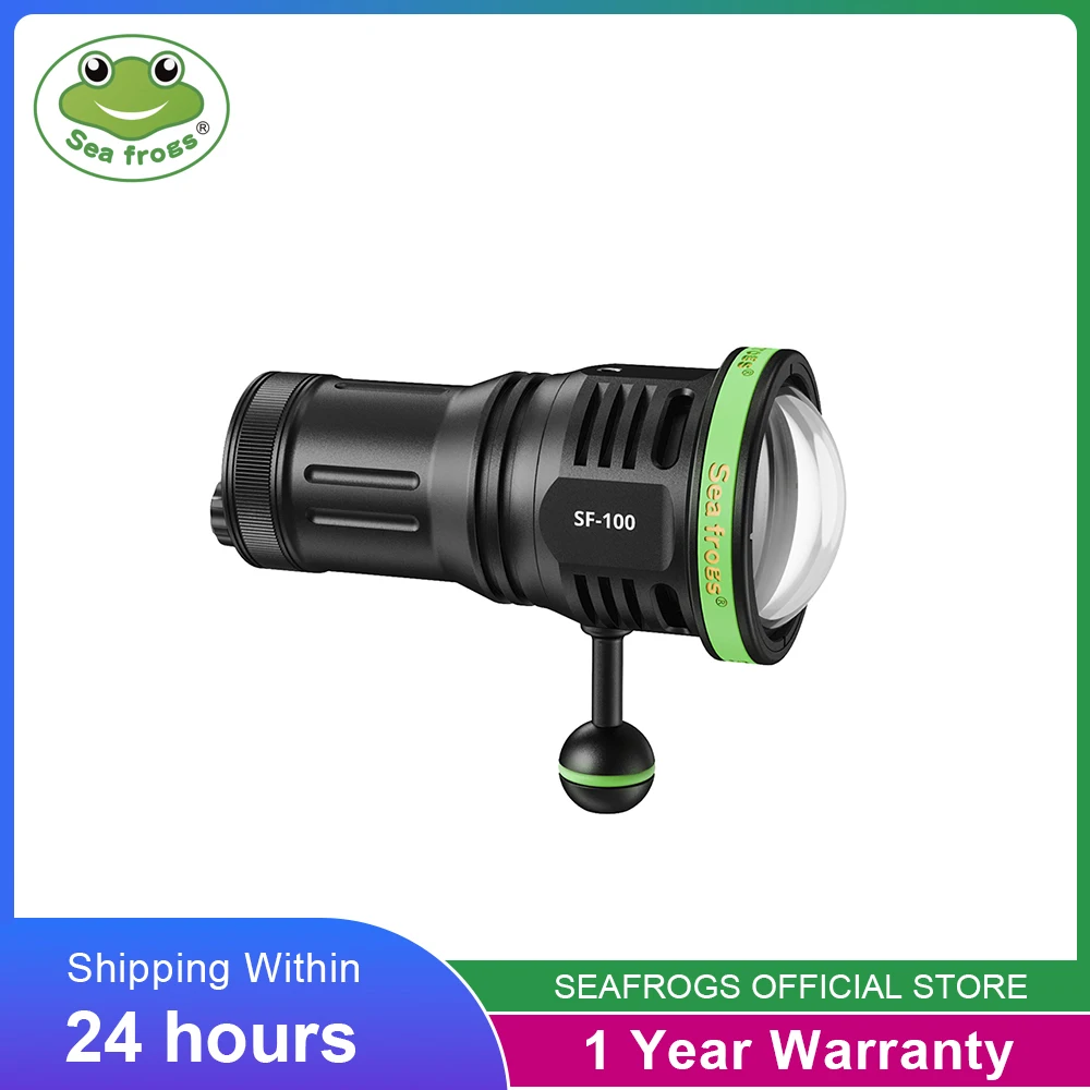 Seafrogs SF-100 Underwater Diving Photography Video Light 10000 lumen
Seafrogs SF-100 Underwater Diving Photography Video Light 10000 lumen