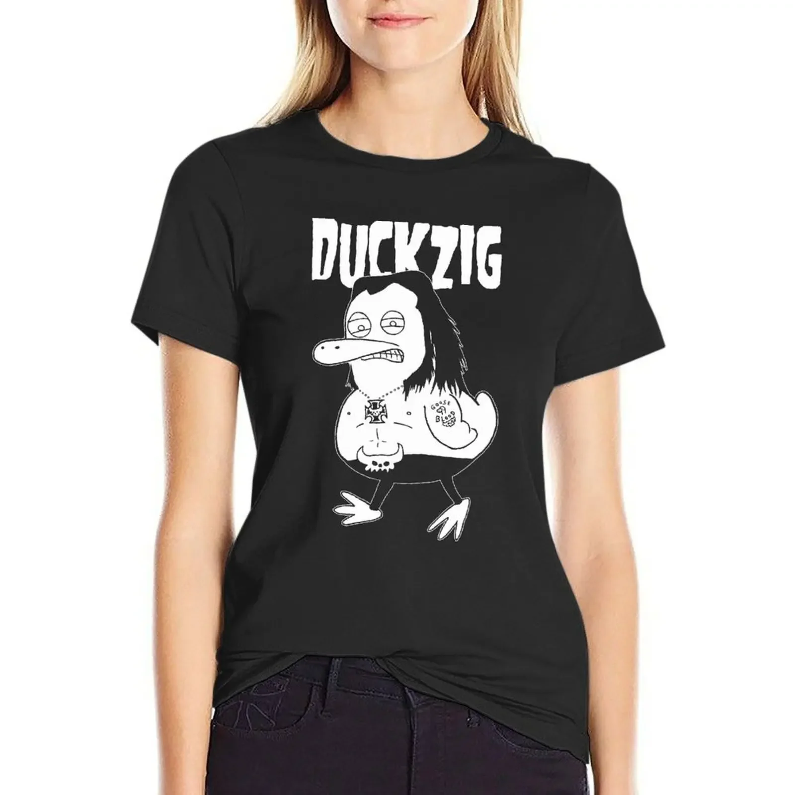 Duckzig T-Shirt lady clothes aesthetic clothes hippie clothes Blouse black t shirts for Women
Duckzig T-Shirt lady clothes aesthetic clothes hippie clothes Blouse black t shirts for Women