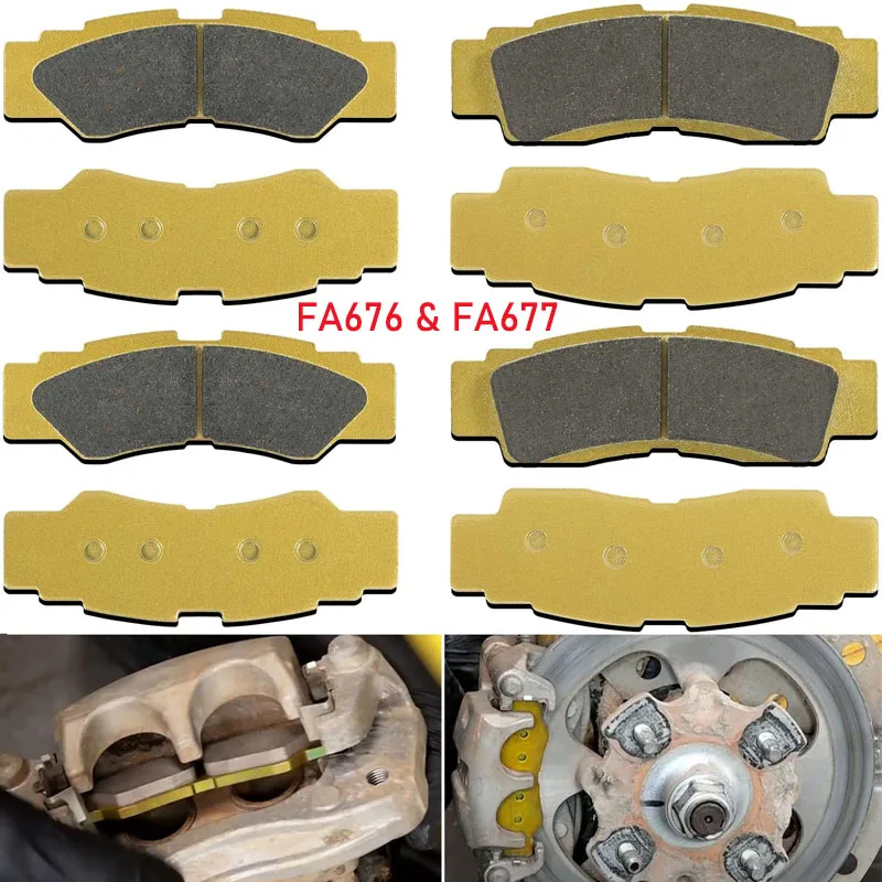 Front and Rear Ceramic Disc Metal Heavy Duty Brake Pads FA676 & FA677 Fit For 2016-2021 Yamaha YXZ 1000R - SE/SS (8 Pcs/Set )
Front and Rear Ceramic Disc Metal Heavy Duty Brake Pads FA676 & FA677 Fit For 2016-2021 Yamaha YXZ 1000R - SE/SS (8 Pcs/Set )