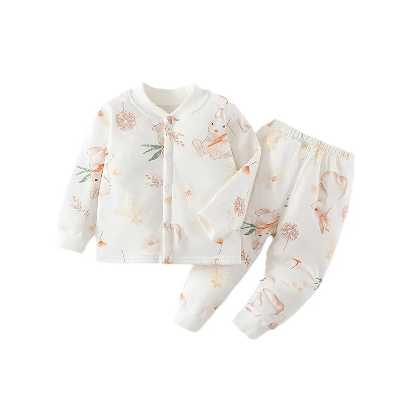 Baby autumn and winter cotton-padded clothes split suit for men and women, baby padded cotton thickened warm clothes
Baby autumn and winter cotton-padded clothes split suit for men and women, baby padded cotton thickened warm clothes