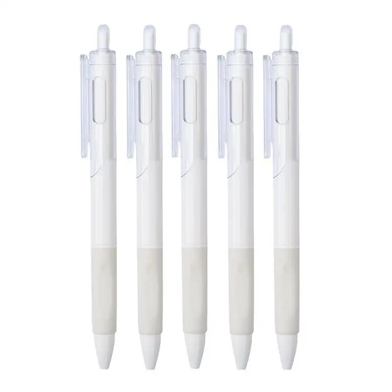 5/10Pcs Gel Pens White Press Type 0.5mm Black Ink Student Exam Writing Supplies Office Signature Pen School Stationery
5/10Pcs Gel Pens White Press Type 0.5mm Black Ink Student Exam Writing Supplies Office Signature Pen School Stationery
