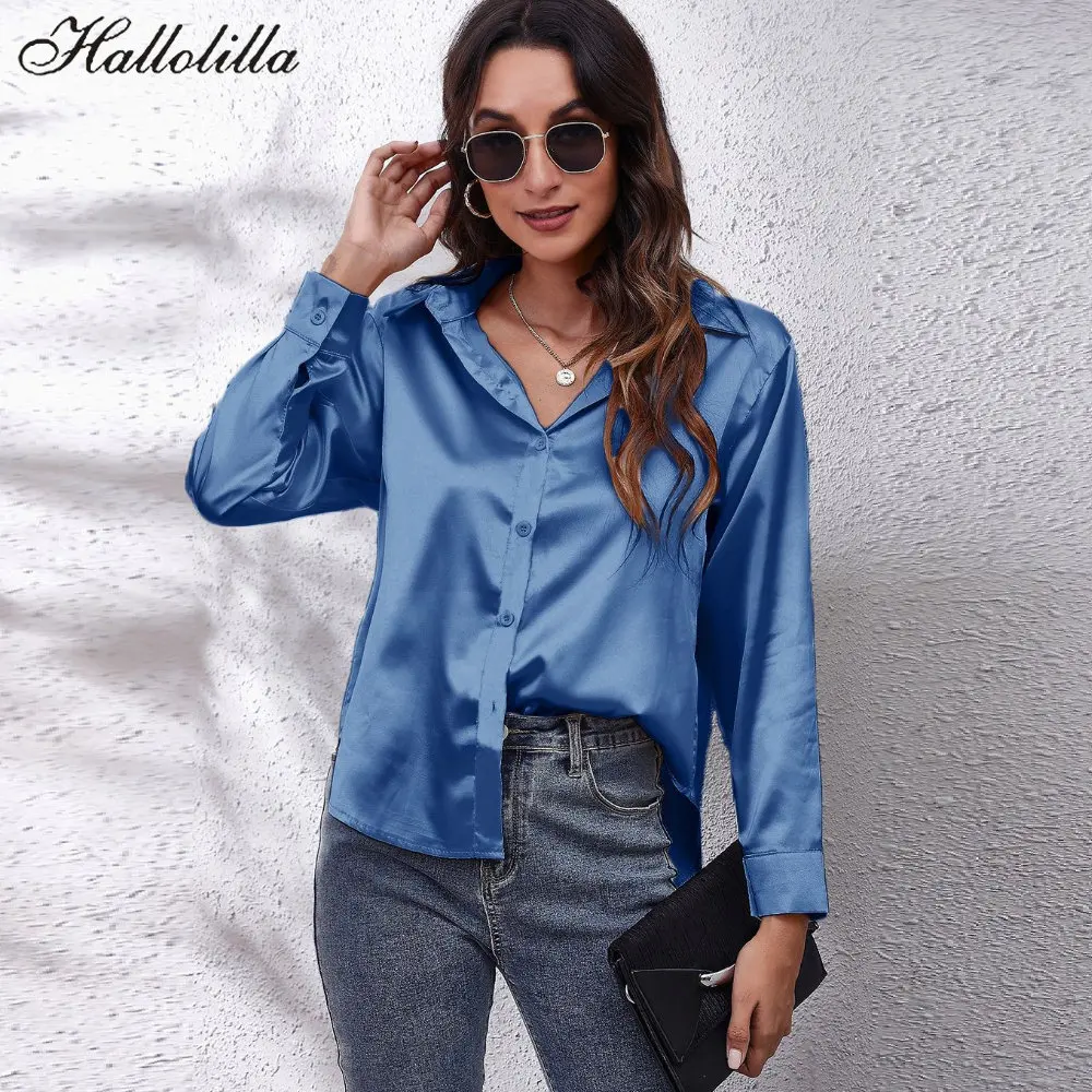 Spring Autumn Fashion Loose Blouse Women Elegant Vintage Long Sleeve Shirt Womens Tops Camisas De Mujer Ladies Street Shirts
Spring Autumn Fashion Loose Blouse Women Elegant Vintage Long Sleeve Shirt Womens Tops Camisas De Mujer Ladies Street Shirts