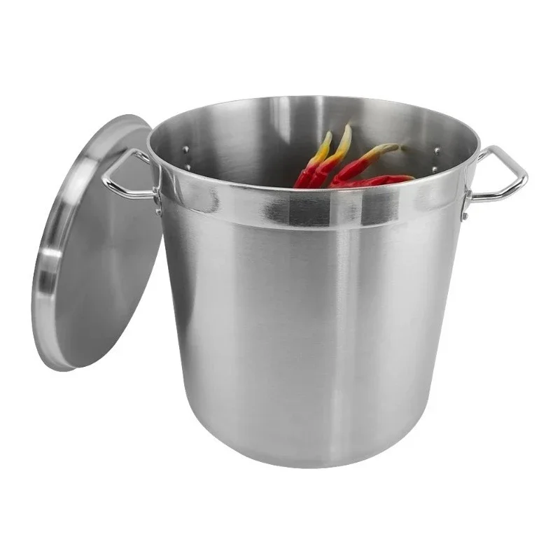 Cookware Commercial Stainless Steel Soup Pot with Lid
Cookware Commercial Stainless Steel Soup Pot with Lid