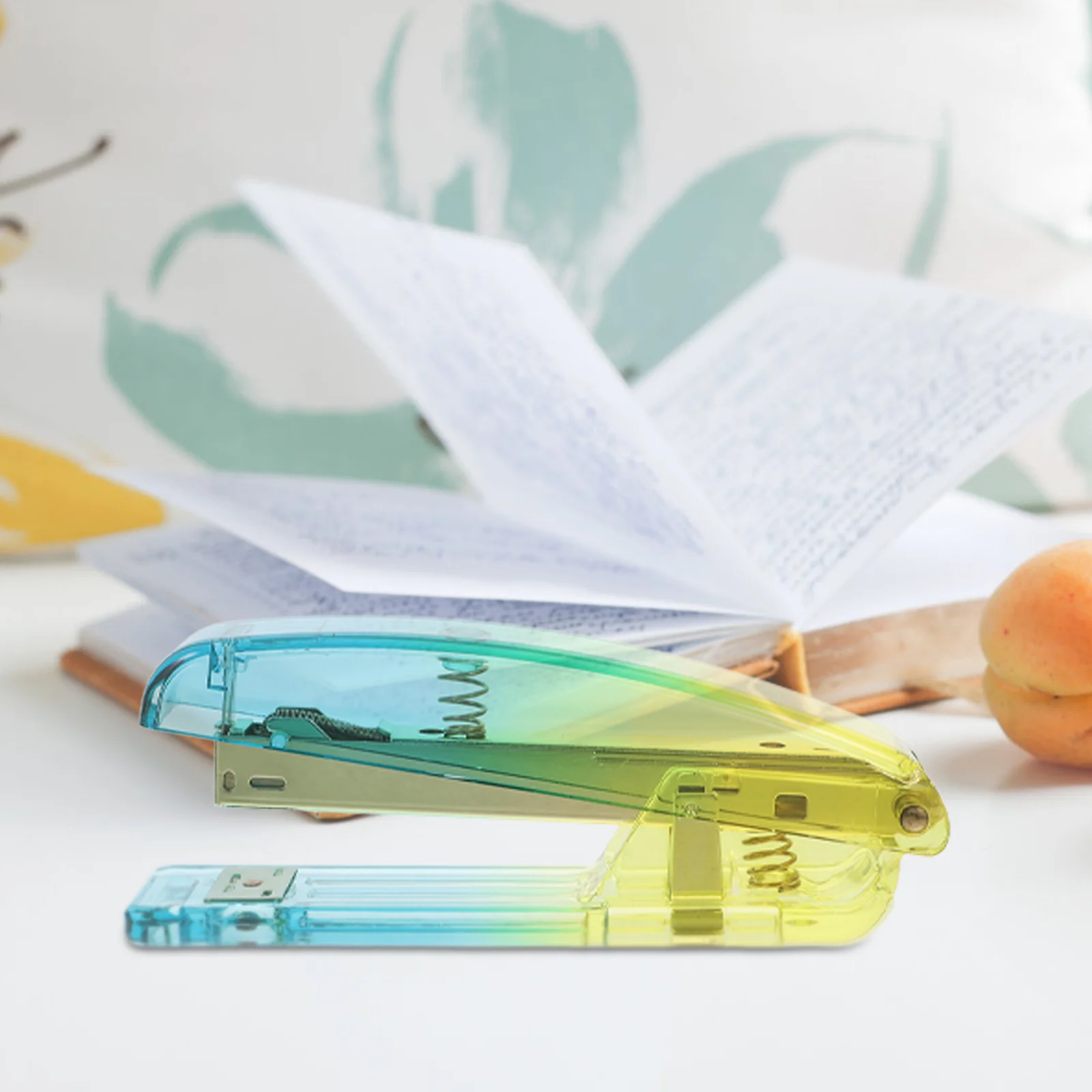 Blue Yellow Gradient Stapler Acrylic Hand Stapler For Office School Desktop Use Practical Stapling Tool Aesthetic
Blue Yellow Gradient Stapler Acrylic Hand Stapler For Office School Desktop Use Practical Stapling Tool Aesthetic