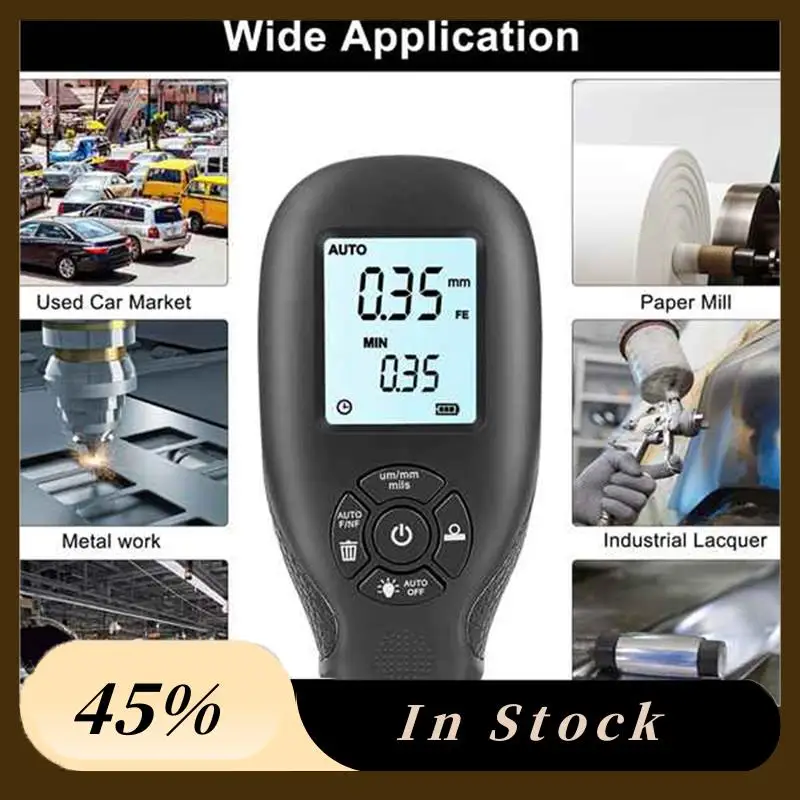 The New Coation Thickness Gauge 0.05-2MM Paint Film Thickness Tester Car Coating Measuring Tools Automotive Paint Meter Black
The New Coation Thickness Gauge 0.05-2MM Paint Film Thickness Tester Car Coating Measuring Tools Automotive Paint Meter Black