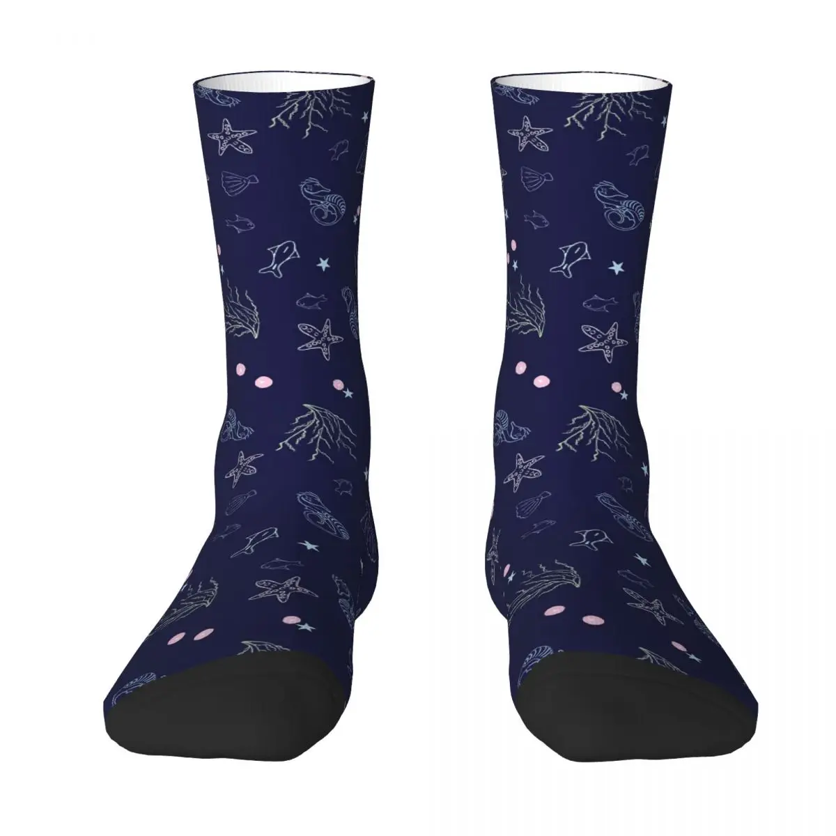 Underwater Print Seamless Navy Blue Socks Harajuku High Quality Stockings All Season Long Socks Accessories Man's Woman's Gifts
Underwater Print Seamless Navy Blue Socks Harajuku High Quality Stockings All Season Long Socks Accessories Man's Woman's Gifts