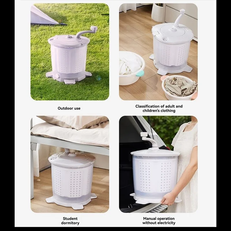 (ABZD) Manual Washing Machine with Spin Dryer - Non-Electric, Portable for Dorms
(ABZD) Manual Washing Machine with Spin Dryer - Non-Electric, Portable for Dorms
