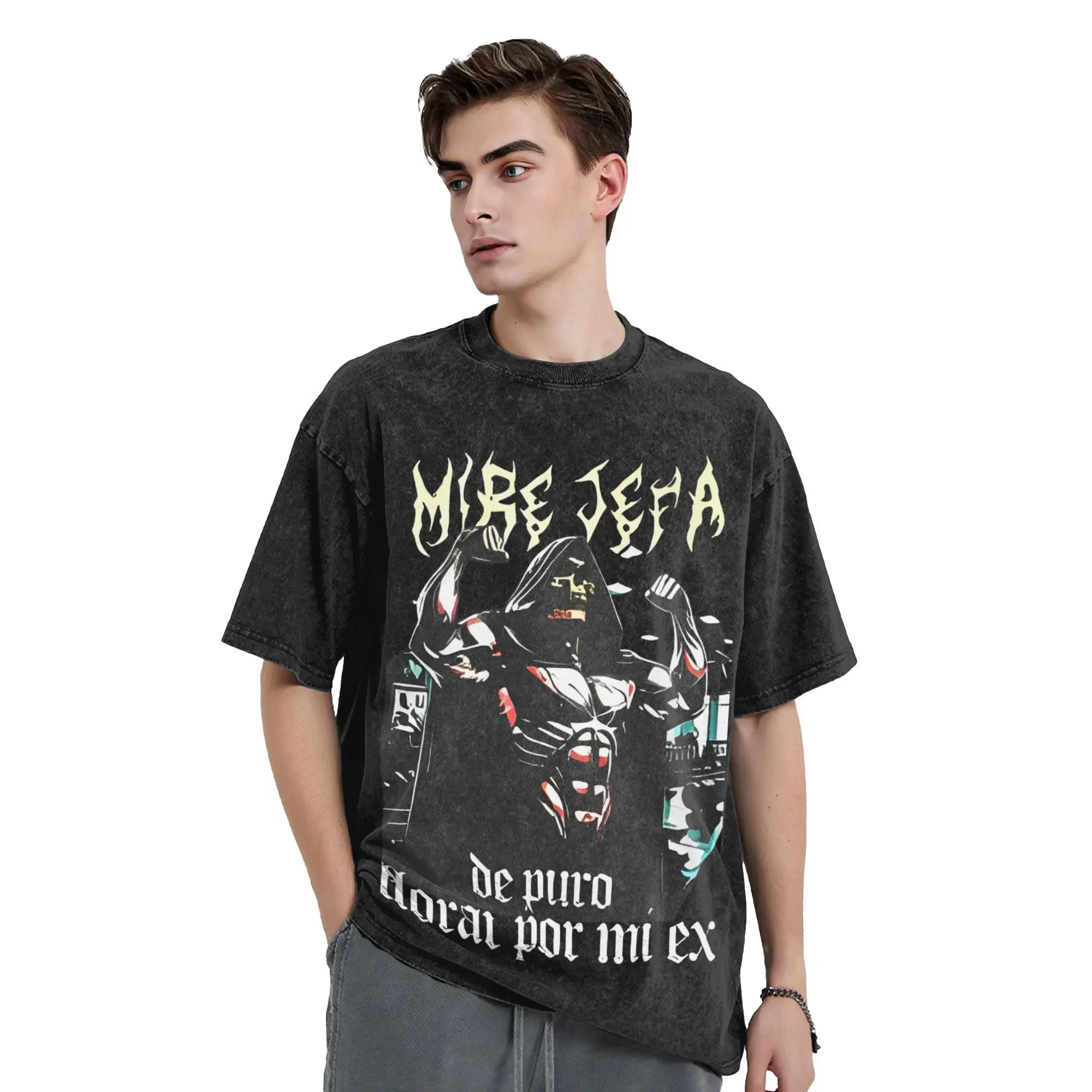 Мужская и женская футболка Calacas Chidas Gym Washed T-Shirts Leisure Hola Brazo De 35 см Ponte A Entrenar Летняя футболка из хлопка
Мужская и женская футболка Calacas Chidas Gym Washed T-Shirts Leisure Hola Brazo De 35 см Ponte A Entrenar Летняя футболка из хлопка