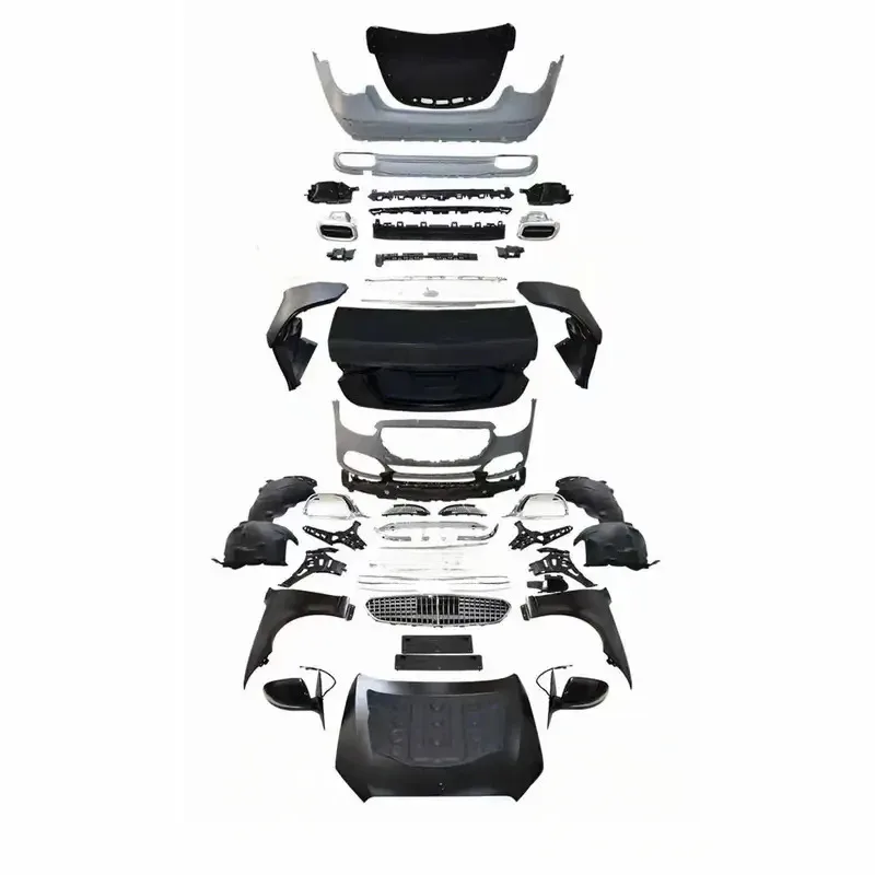 Bodykit Grille Exhaust Tips Rear Diffuser Front Bumper Side Skirts Hood for S-Class W221 Upgrade to Kit
Bodykit Grille Exhaust Tips Rear Diffuser Front Bumper Side Skirts Hood for S-Class W221 Upgrade to Kit