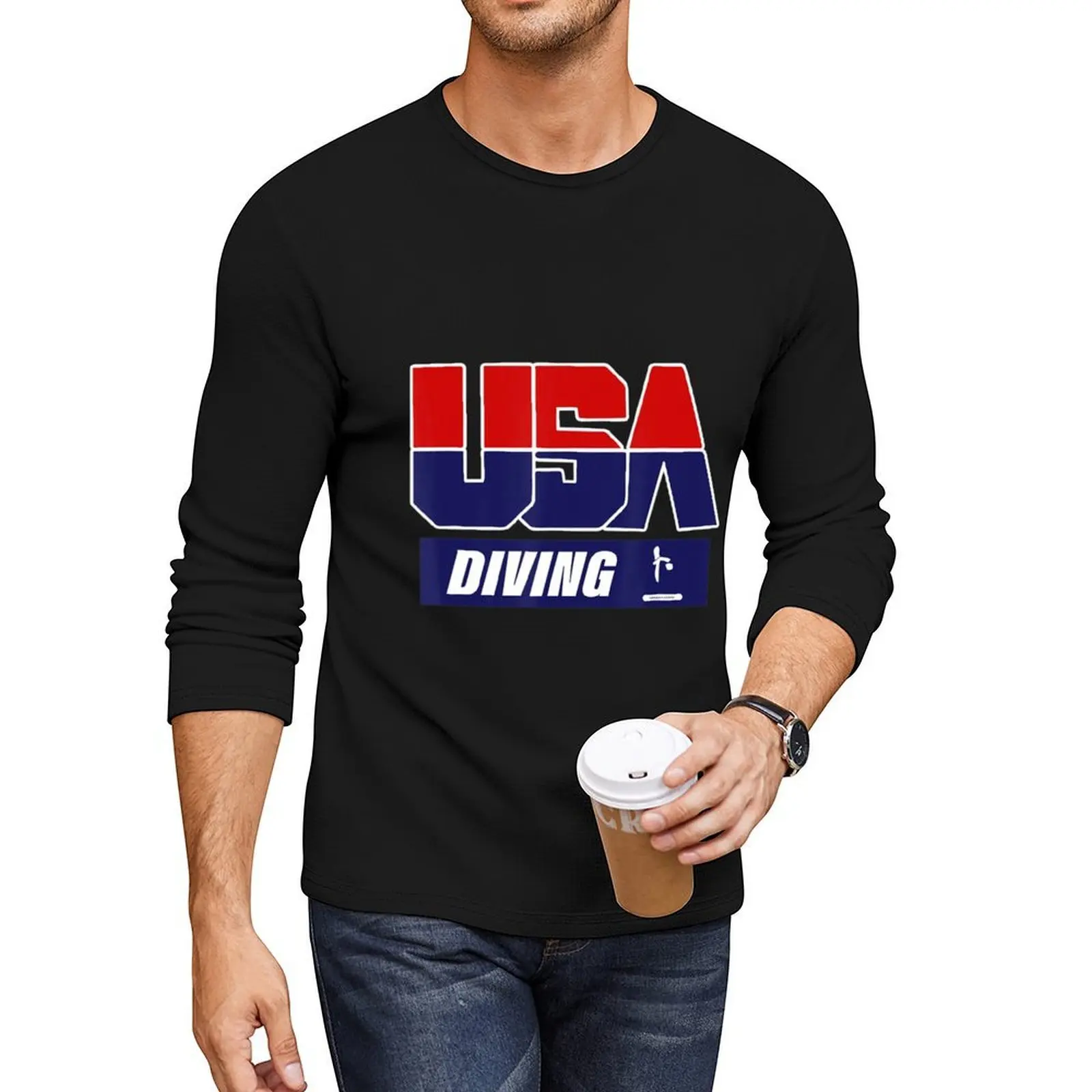 Diving 2021 Usa Long T-Shirt boys t shirts sweat shirt t shirt man boys animal print shirt Men's t shirts
Diving 2021 Usa Long T-Shirt boys t shirts sweat shirt t shirt man boys animal print shirt Men's t shirts