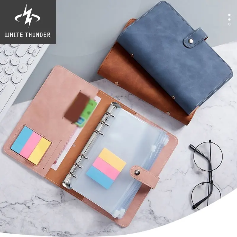 PU Budget Planner Organizer Binder A6 With Cash Envelopes Sticker For Women Men
PU Budget Planner Organizer Binder A6 With Cash Envelopes Sticker For Women Men
