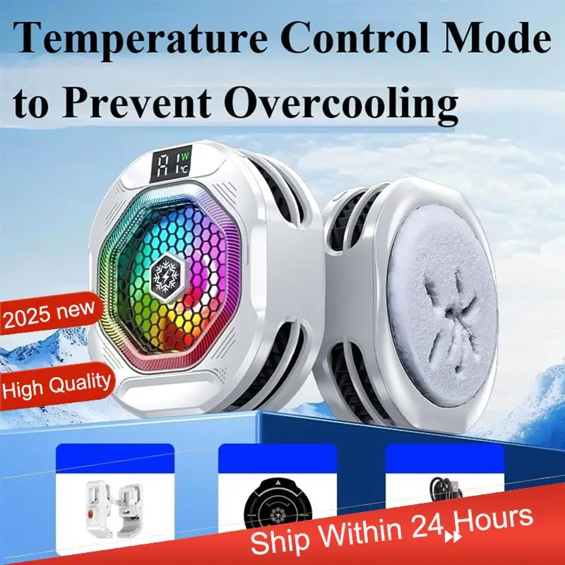AC18(Guaranteed) TH12 24W Semiconductor Magnetic Ice Cooling Phone Cooler Clip-On Fast Chill Gaming Cooler Temperature Control B
AC18(Guaranteed) TH12 24W Semiconductor Magnetic Ice Cooling Phone Cooler Clip-On Fast Chill Gaming Cooler Temperature Control B