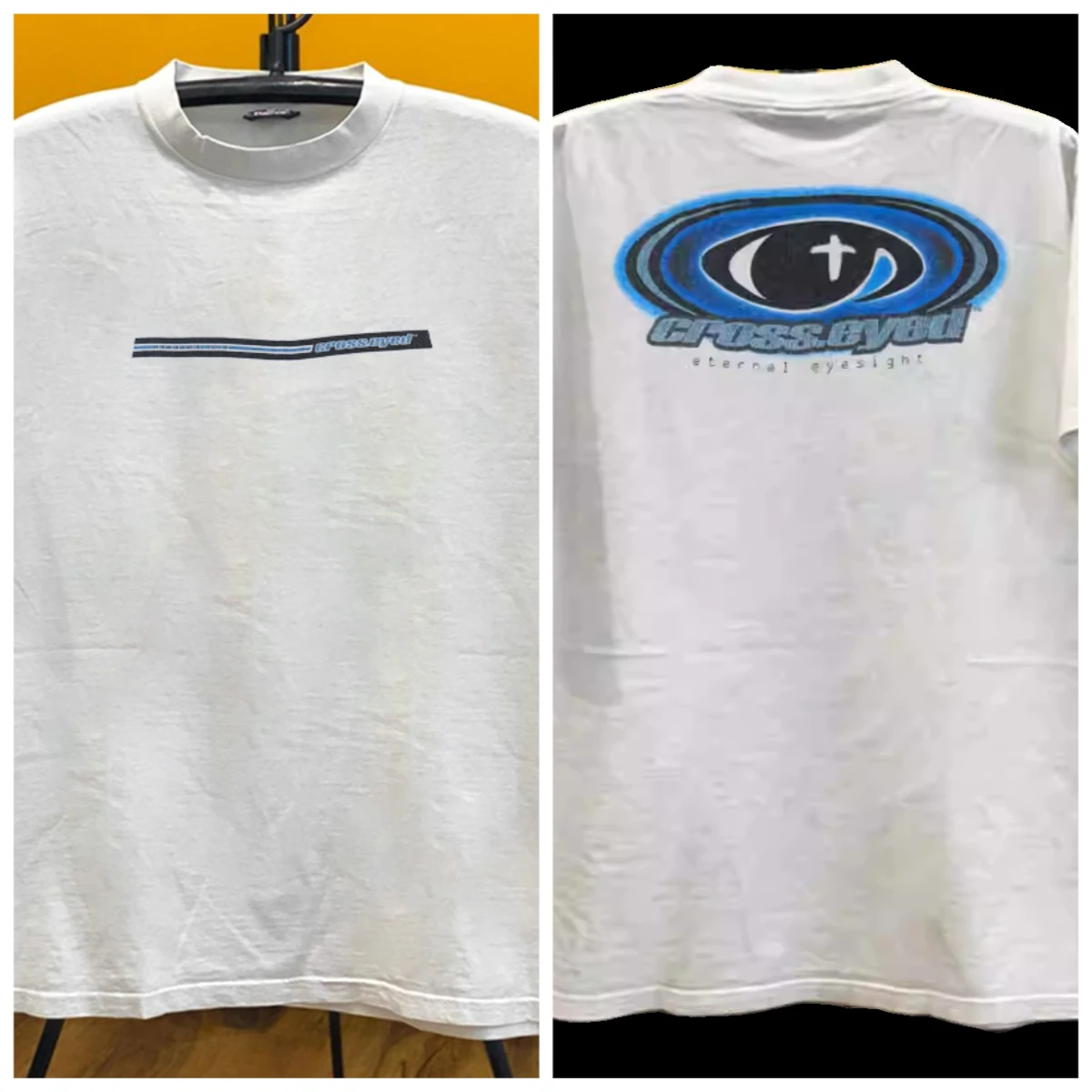 American Trendy Oversize Personalized Eye Print Cotton Short-sleeved T-shirt Vintage High Street Hip-hop Style T-shirt
American Trendy Oversize Personalized Eye Print Cotton Short-sleeved T-shirt Vintage High Street Hip-hop Style T-shirt
