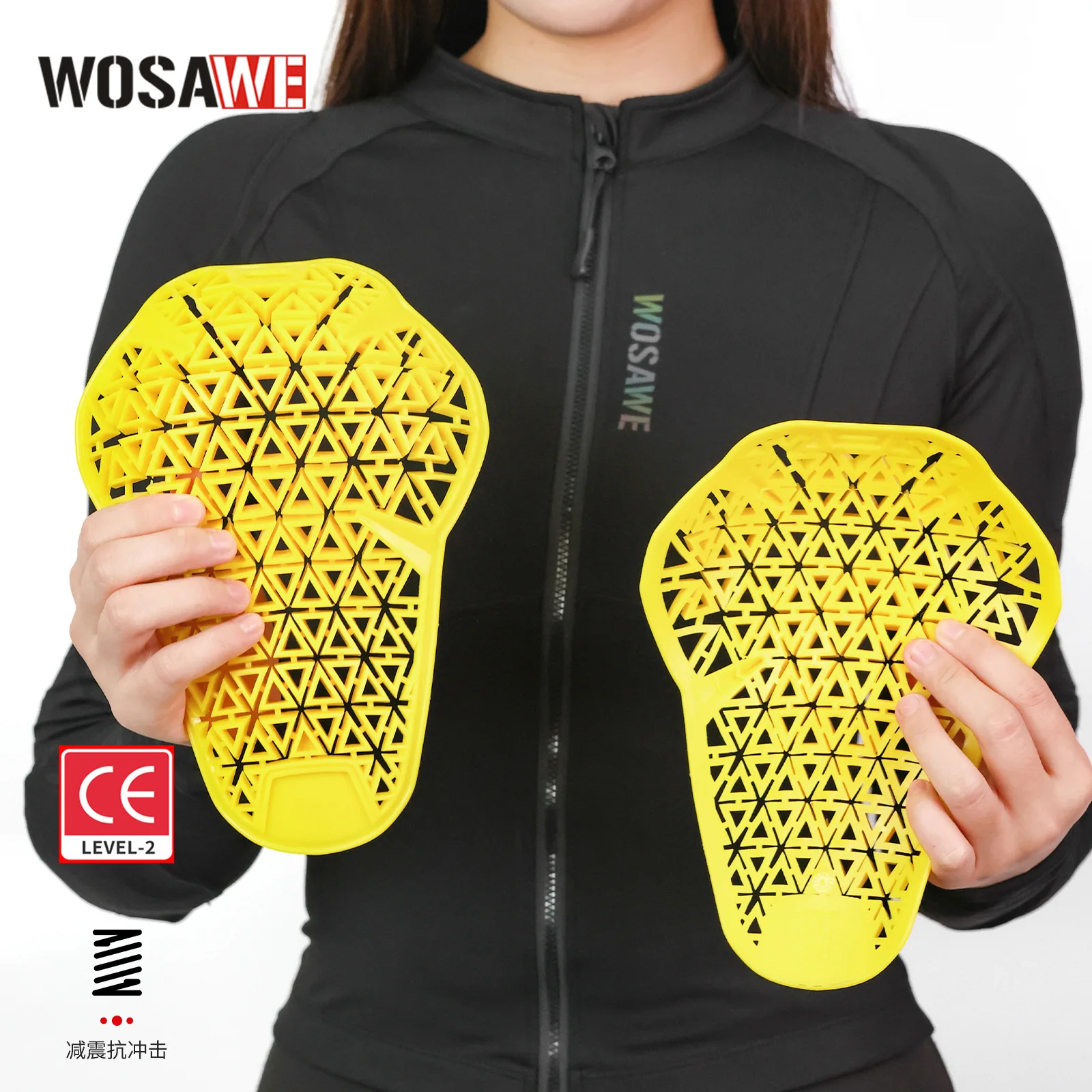 WOSAWE Motorcycle Armor Pads Shoulder Elbow Back Chest Protector Universal CE Soft Insert for Racing Riding Jacket
WOSAWE Motorcycle Armor Pads Shoulder Elbow Back Chest Protector Universal CE Soft Insert for Racing Riding Jacket
