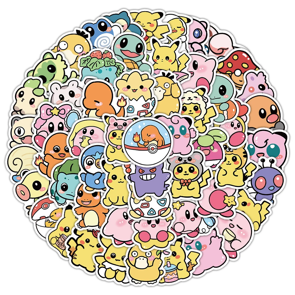 10/30/50/100pcs Super Cute Pokemon Anime Sticker Kawaii Pikachu Charmander Cartoon Sticker Laptop Phone Suitcase Decals Kids Toy
10/30/50/100pcs Super Cute Pokemon Anime Sticker Kawaii Pikachu Charmander Cartoon Sticker Laptop Phone Suitcase Decals Kids Toy