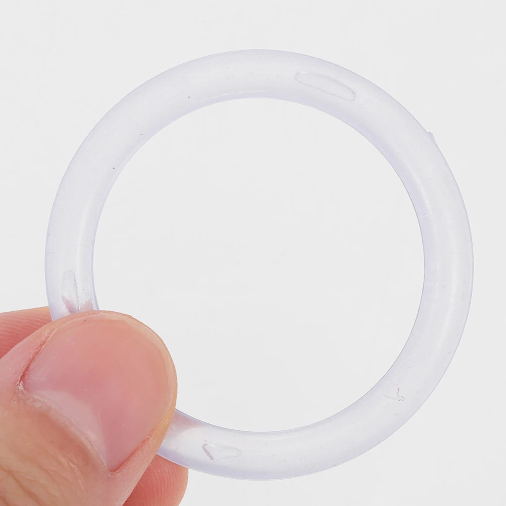 10 Pcs White Round Ring Handles Plastic Accessories for Handbags Purse Handles Bag Charm Chain Crossbody Strap
10 Pcs White Round Ring Handles Plastic Accessories for Handbags Purse Handles Bag Charm Chain Crossbody Strap