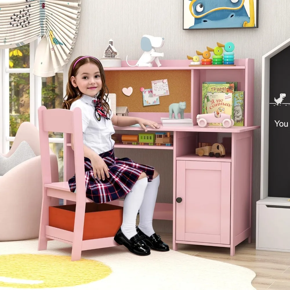 Pink Toddler Table and Chair Set,Wooden Kids Table and Chairs for Studying and Crafting, Kids Desk with Storage Kids Bedroom Fu
Pink Toddler Table and Chair Set,Wooden Kids Table and Chairs for Studying and Crafting, Kids Desk with Storage Kids Bedroom Fu