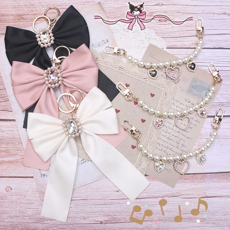 Bow Chain Decor Bag Charms Mine Pearl Lolita Sweet Heart Bag Pendant Larme Kei Handbag Big Bow Ornaments
Bow Chain Decor Bag Charms Mine Pearl Lolita Sweet Heart Bag Pendant Larme Kei Handbag Big Bow Ornaments