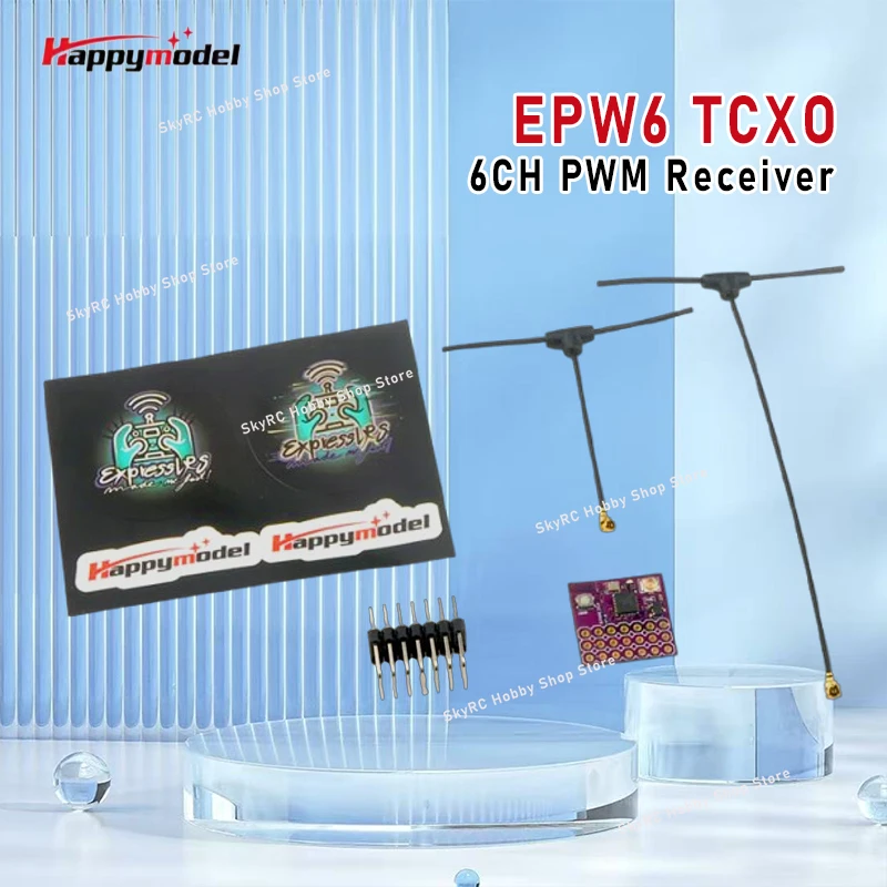 HappyModel ELRS EPW6 TCXO 2.4GHz 6CH PWM Receiver for RC Airplane Fixed-Wing EPW5 Upgraded Replacement Parts
HappyModel ELRS EPW6 TCXO 2.4GHz 6CH PWM Receiver for RC Airplane Fixed-Wing EPW5 Upgraded Replacement Parts