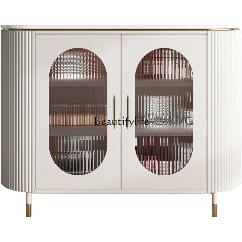 White Stone Plate Sideboard Cabinet Wall Light Luxury Living Room Solid Wood Storage Modern Minimalist Entrance Cabinet
White Stone Plate Sideboard Cabinet Wall Light Luxury Living Room Solid Wood Storage Modern Minimalist Entrance Cabinet