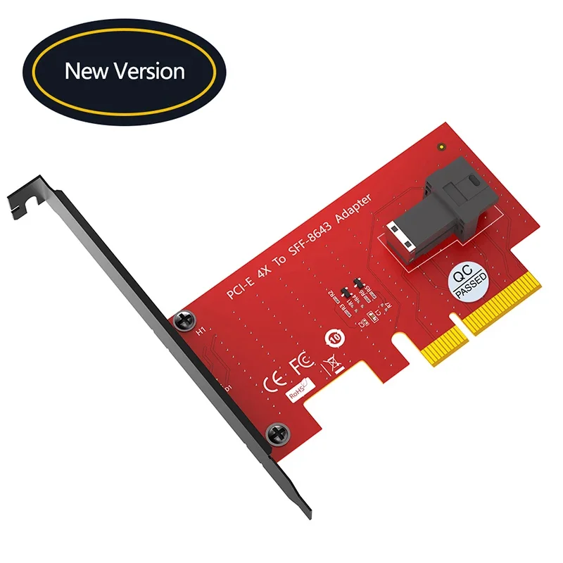 Адаптер PCI Express 4.0 X4 к SFF-8643, плата расширения, переходник для SSD U.2 SFF-8639 PCI-e NVME для Intel 750 2,5 дюйма U.2 SSD
Адаптер PCI Express 4.0 X4 к SFF-8643, плата расширения, переходник для SSD U.2 SFF-8639 PCI-e NVME для Intel 750 2,5 дюйма U.2 SSD