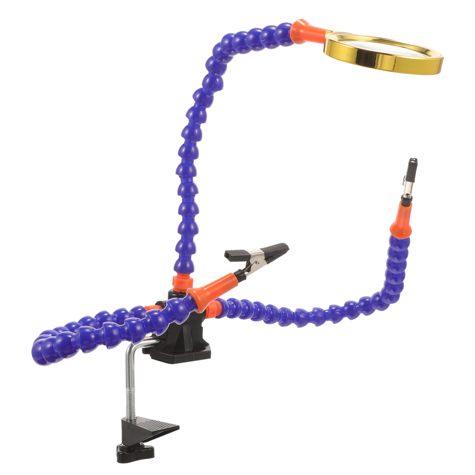 Welding Auxiliary Tools 3 hole 3 claw Design Magnifying Glass Soldering Station Repair Supplies Alligator Clip Table Kit Helping
Welding Auxiliary Tools 3 hole 3 claw Design Magnifying Glass Soldering Station Repair Supplies Alligator Clip Table Kit Helping