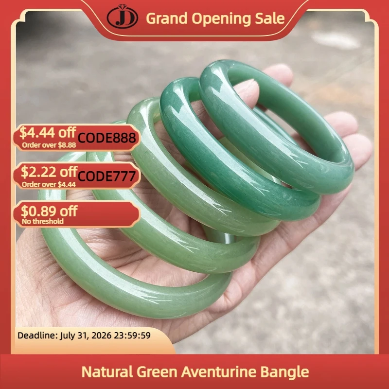 Natural Green Aventurine Bangle Smooth Jade Bracelet for Women Healing Stone Jewelry Gift Random Color women's bangles bracelet
Natural Green Aventurine Bangle Smooth Jade Bracelet for Women Healing Stone Jewelry Gift Random Color women's bangles bracelet