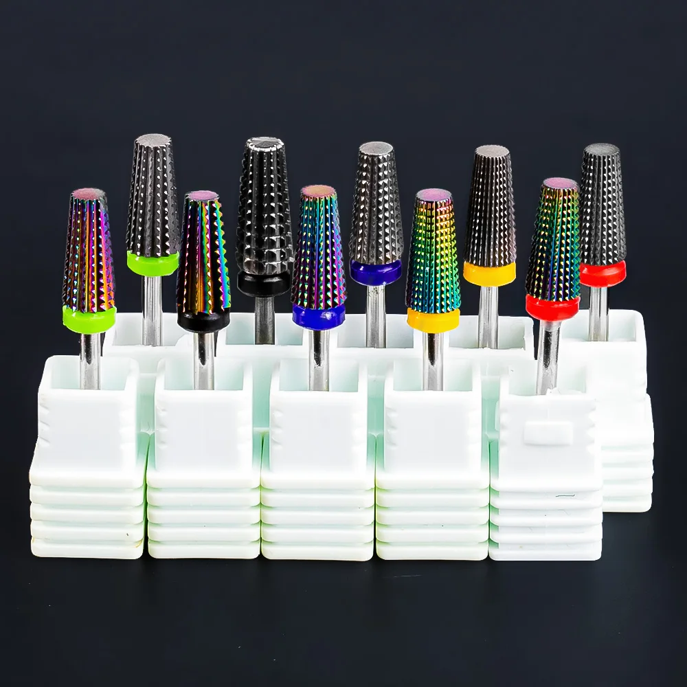 Carbide Tungsten 5 in 1 Nail Drill Bit Tapered Shape Straight Cut drill bit for Acrylic Nail Gel 3/32" Shank - Drill Machine
Carbide Tungsten 5 in 1 Nail Drill Bit Tapered Shape Straight Cut drill bit for Acrylic Nail Gel 3/32" Shank - Drill Machine