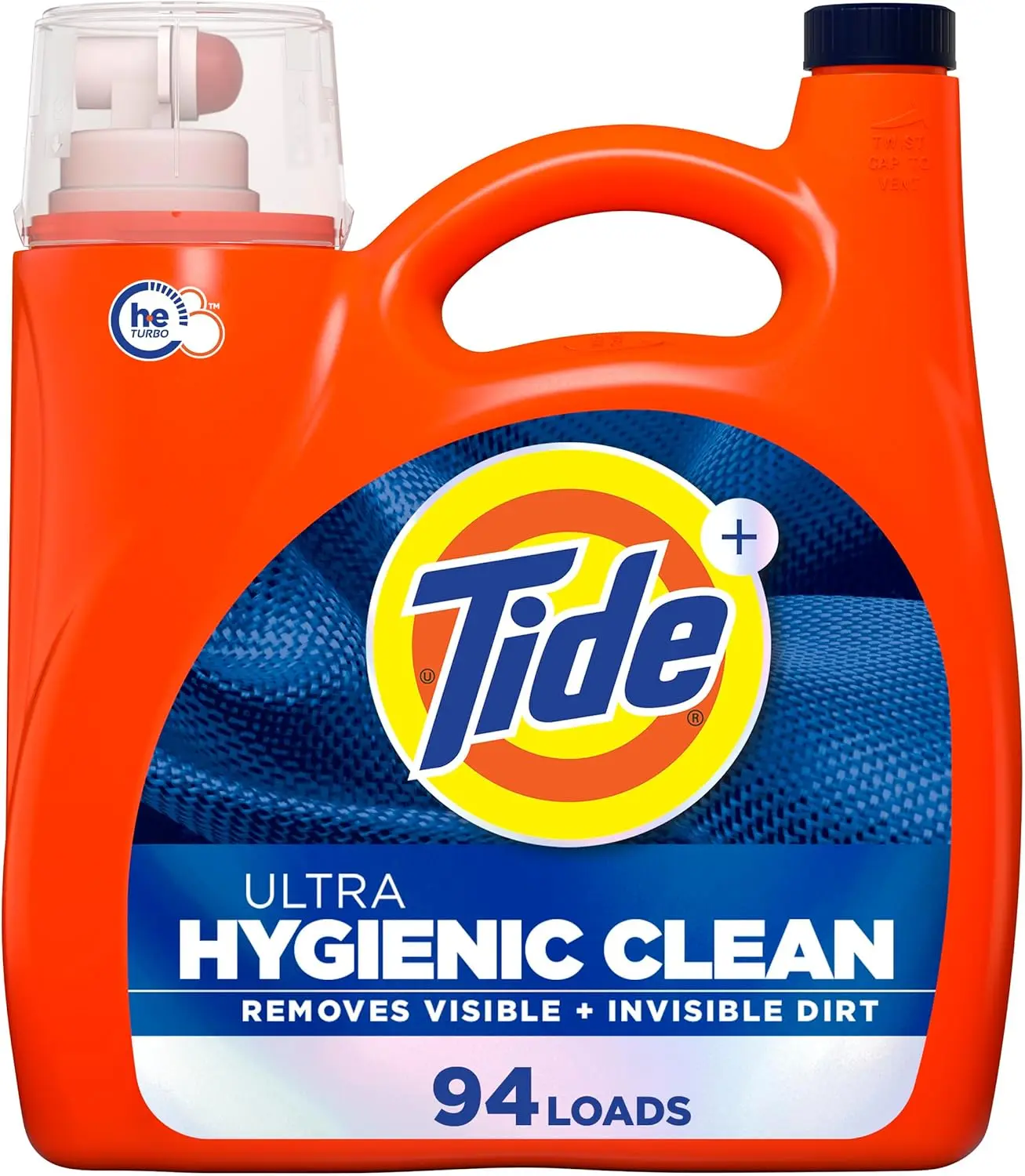 Ultra Hygienic Clean Liquid Laundry Detergent, Original Scent, 132 fl oz for 94 Loads, Removes Visible and Invisible Dirt
Ultra Hygienic Clean Liquid Laundry Detergent, Original Scent, 132 fl oz for 94 Loads, Removes Visible and Invisible Dirt